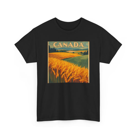 Canada Prairie Wheat Vintage Travel T‑Shirt