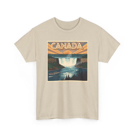 Canada Vintage Travel T-Shirt — Retro Niagara Falls Scenic Tee