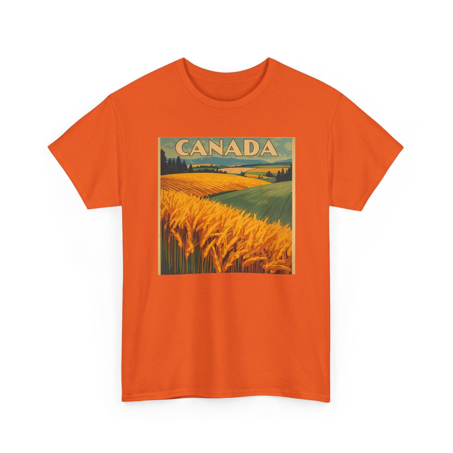 Canada Prairie Wheat Vintage Travel T‑Shirt