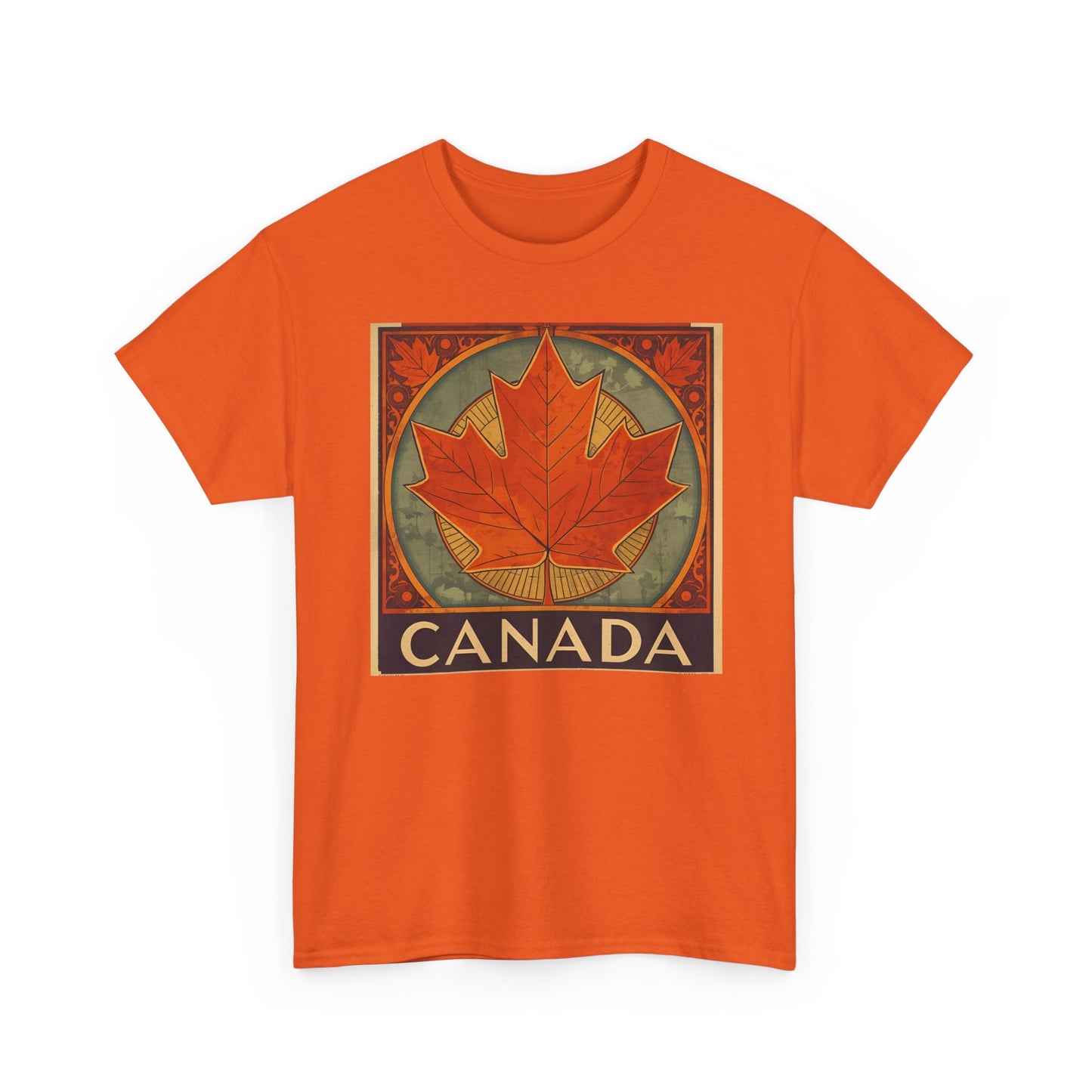 Canada Maple Leaf T‑Shirt — Vintage Retro Canadian Travel Tee