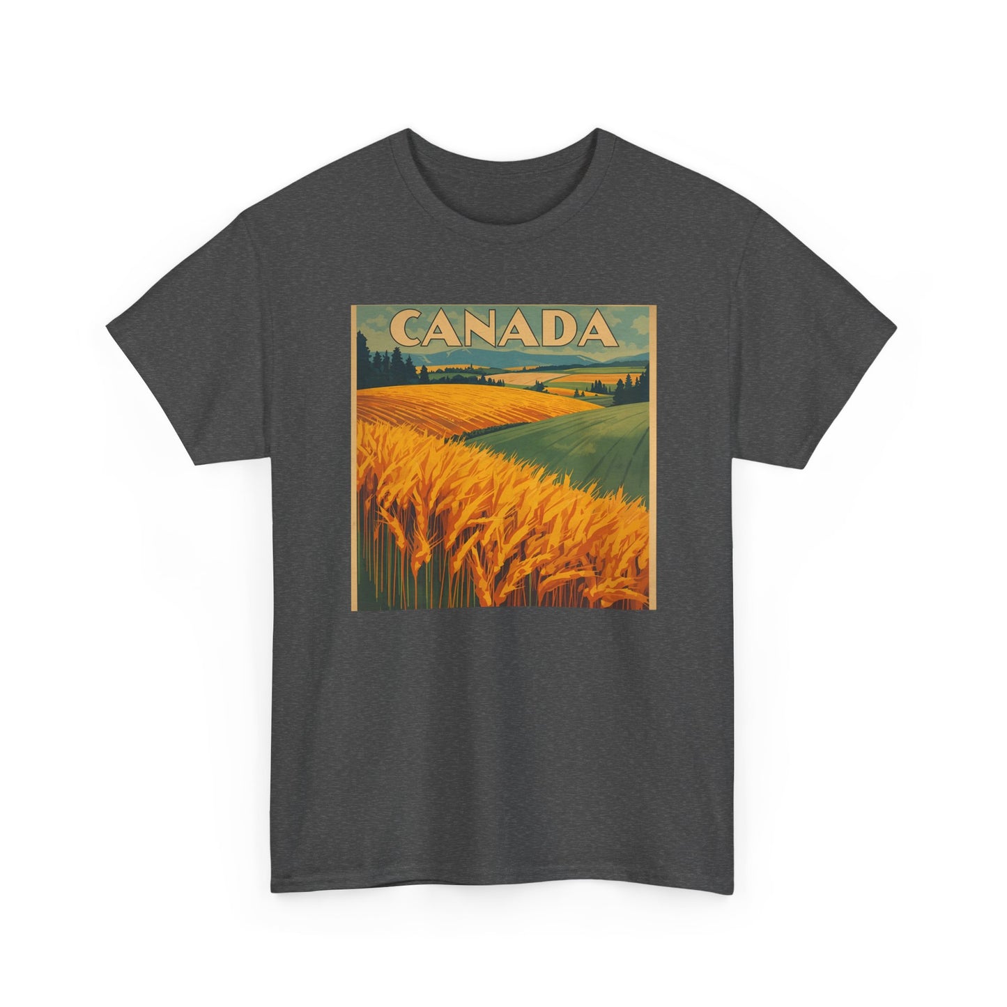 Canada Prairie Wheat Vintage Travel T‑Shirt
