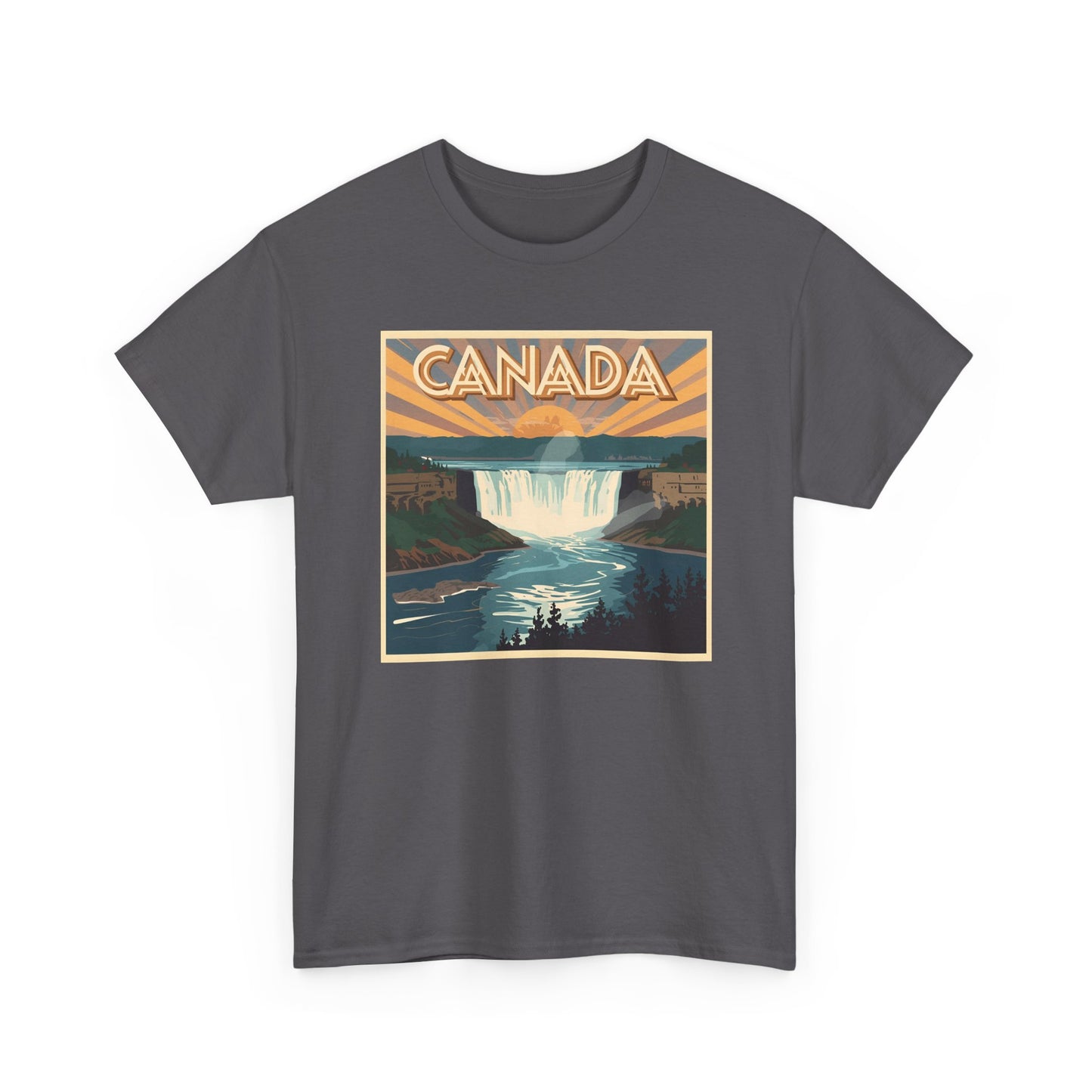 Canada Vintage Travel T-Shirt — Retro Niagara Falls Scenic Tee