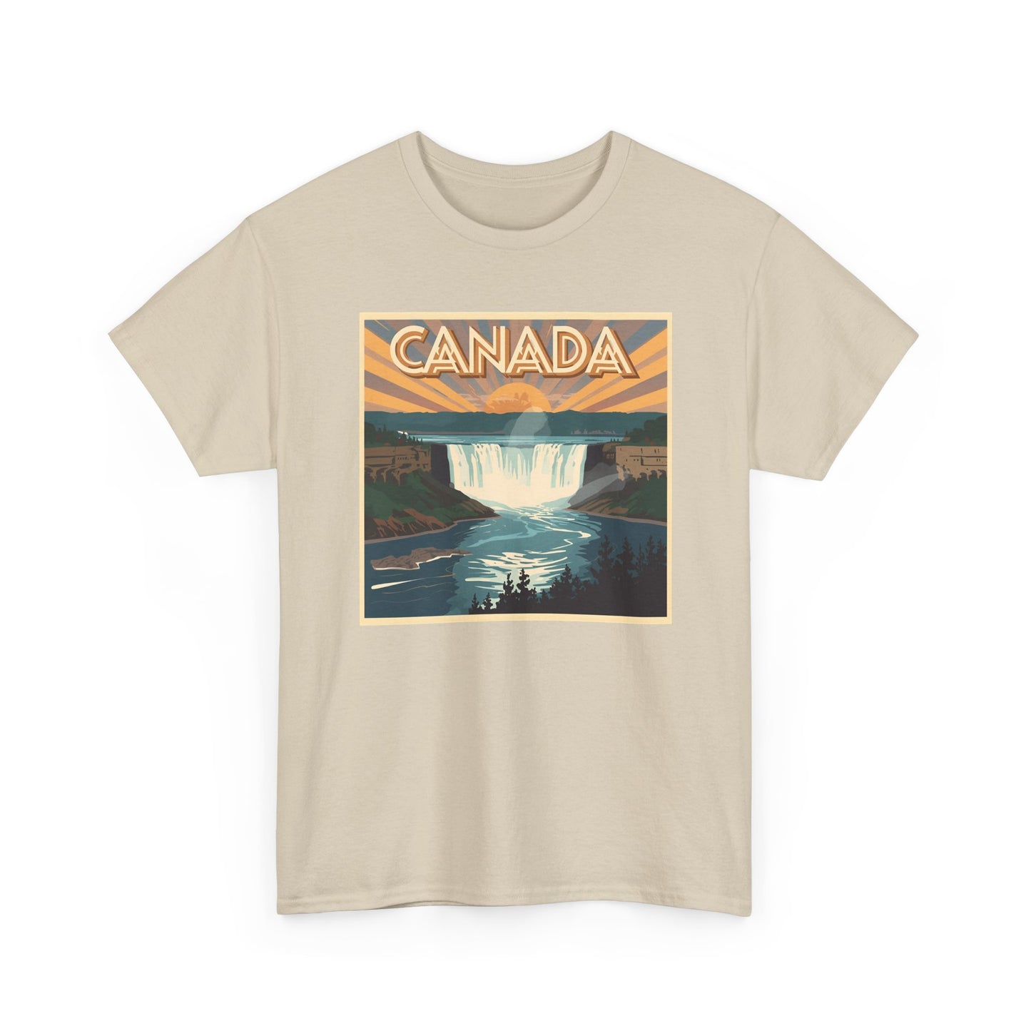 Canada Vintage Travel T-Shirt — Retro Niagara Falls Scenic Tee