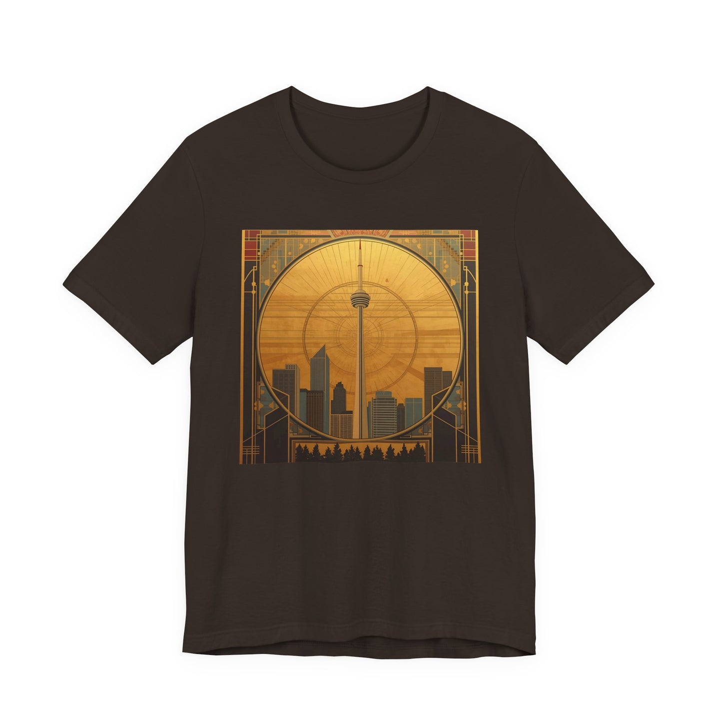 Toronto Skyline Tee — Retro CN Tower Sunset Graphic T-Shirt