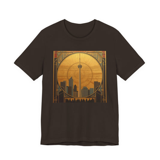 Toronto Skyline Tee — Retro CN Tower Sunset Graphic T-Shirt
