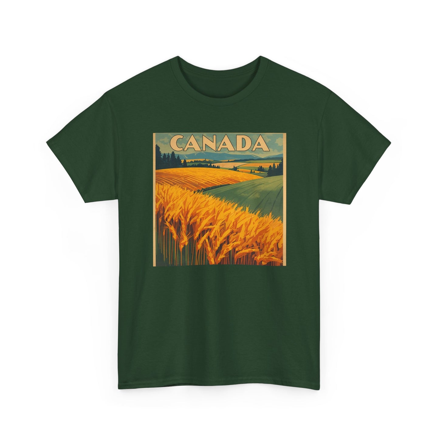 Canada Prairie Wheat Vintage Travel T‑Shirt