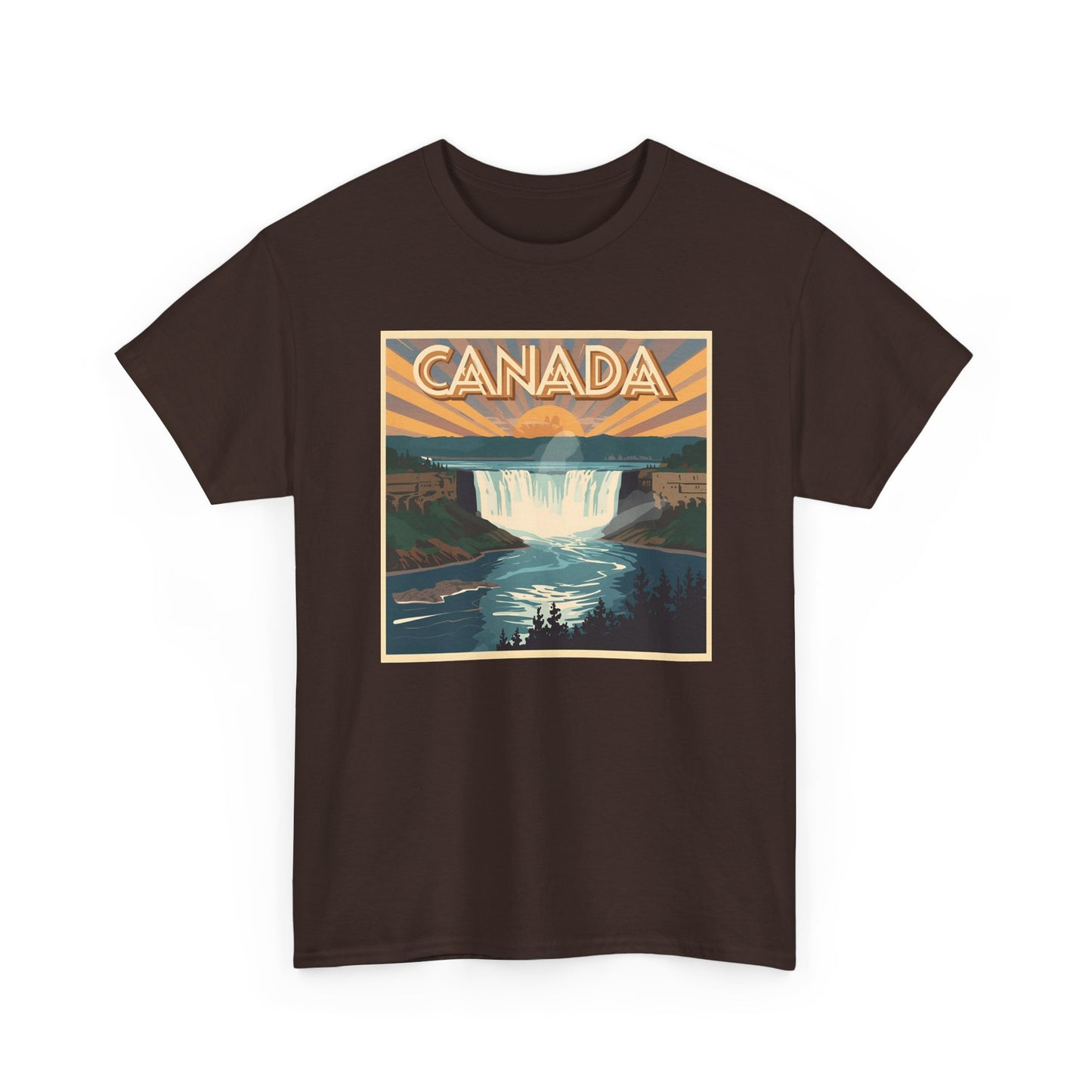 Canada Vintage Travel T-Shirt — Retro Niagara Falls Scenic Tee