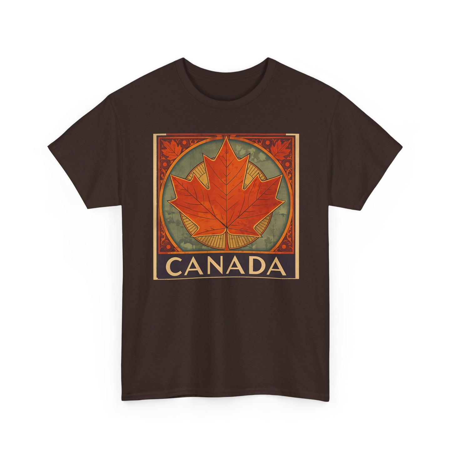 Canada Maple Leaf T‑Shirt — Vintage Retro Canadian Travel Tee