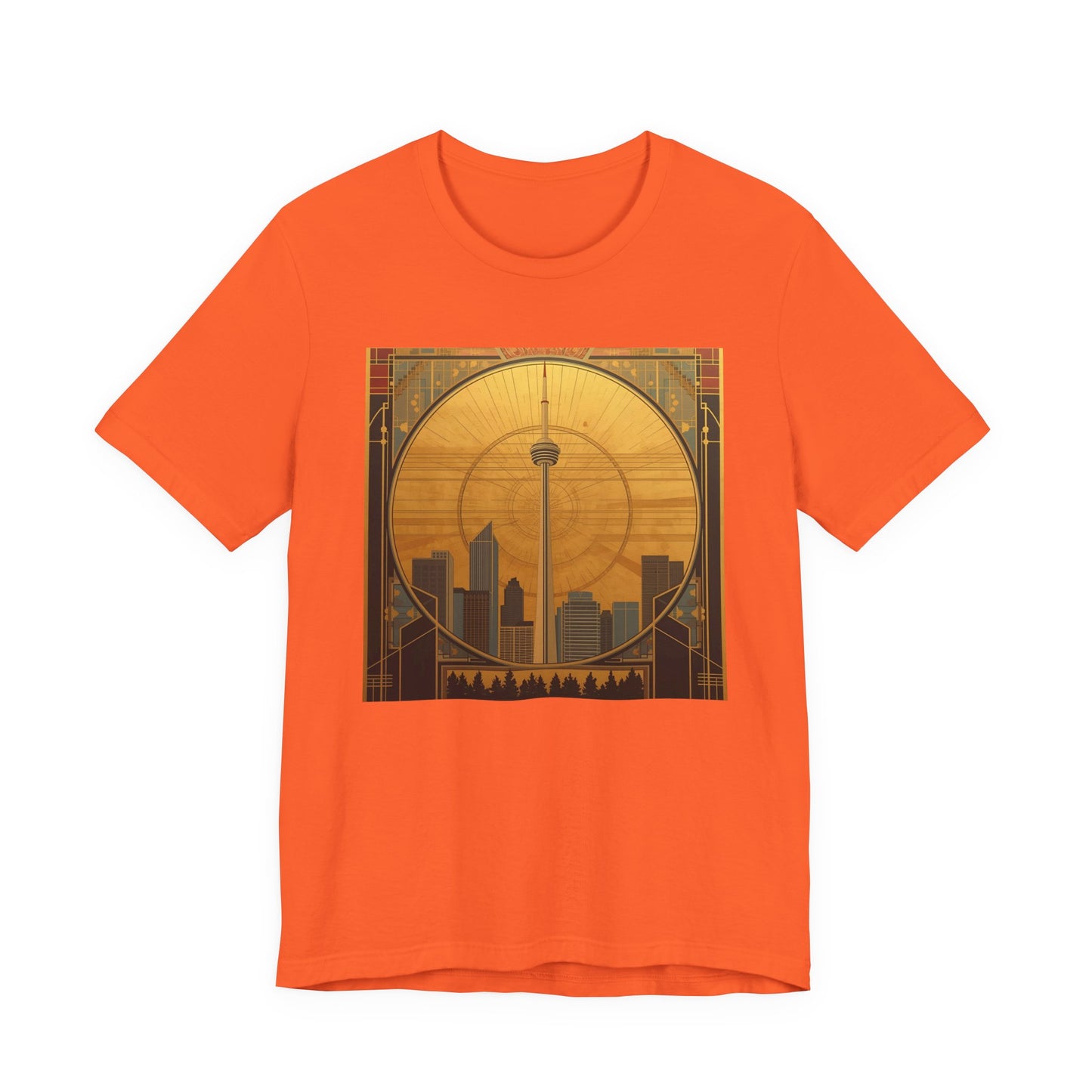 Toronto Skyline Tee — Retro CN Tower Sunset Graphic T-Shirt