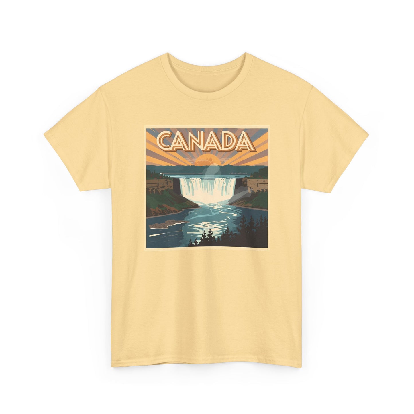 Canada Vintage Travel T-Shirt — Retro Niagara Falls Scenic Tee