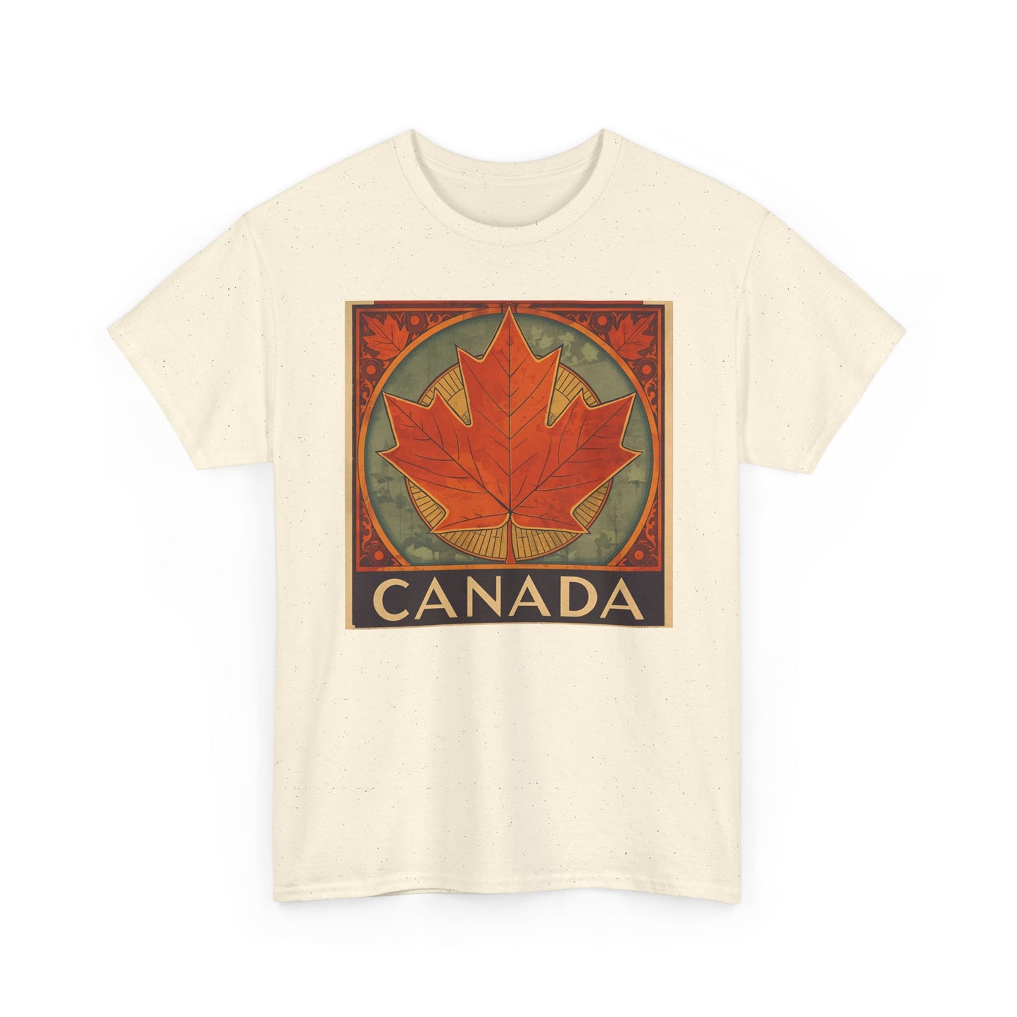 Canada Maple Leaf T‑Shirt — Vintage Retro Canadian Travel Tee