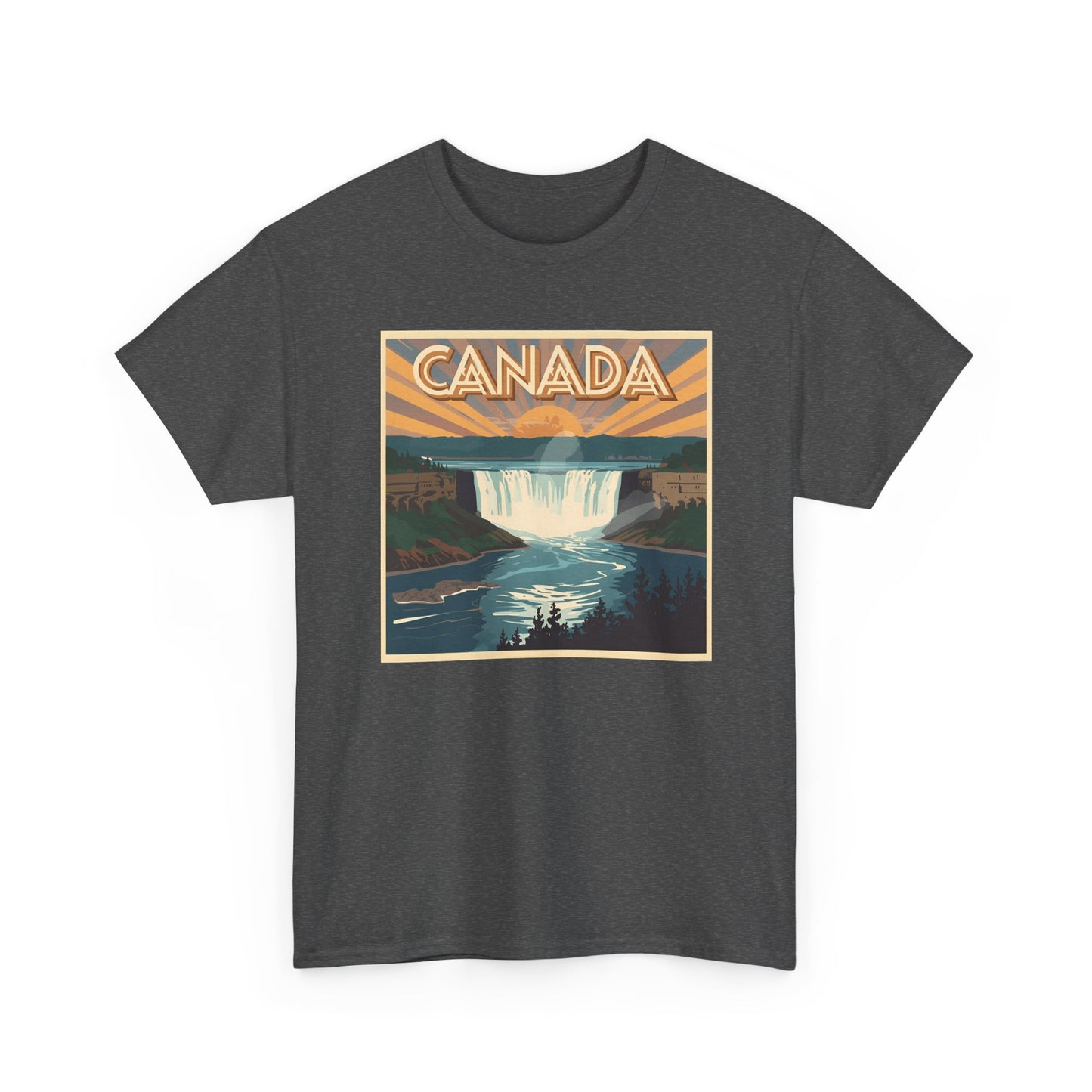 Canada Vintage Travel T-Shirt — Retro Niagara Falls Scenic Tee