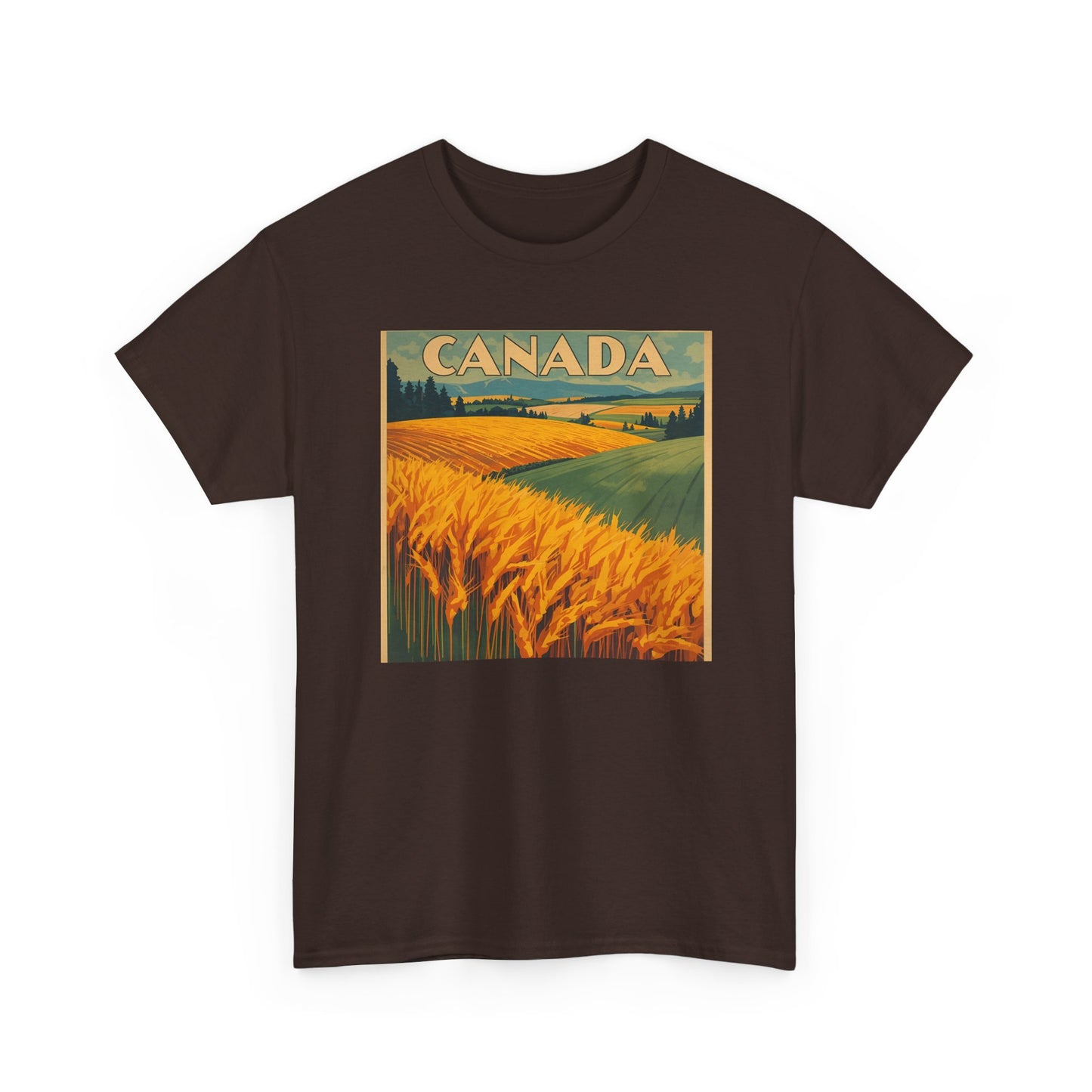 Canada Prairie Wheat Vintage Travel T‑Shirt