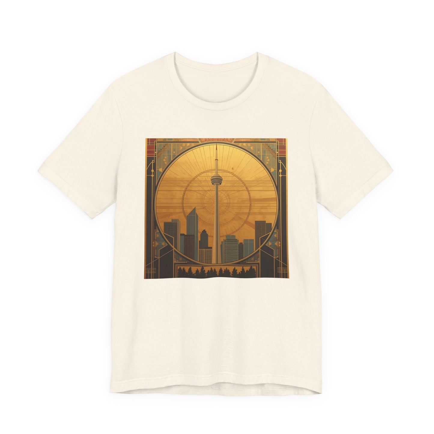 Toronto Skyline Tee — Retro CN Tower Sunset Graphic T-Shirt