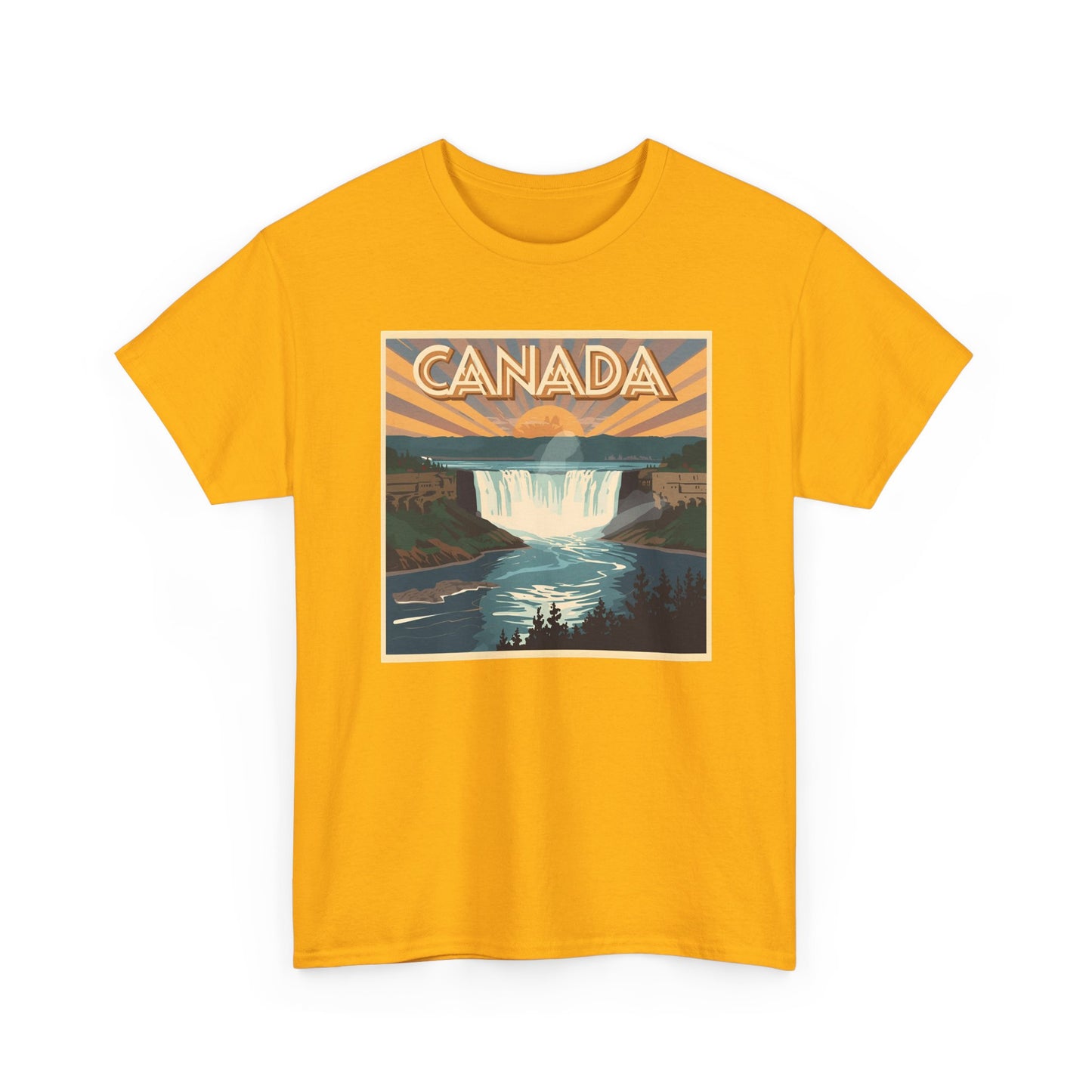 Canada Vintage Travel T-Shirt — Retro Niagara Falls Scenic Tee