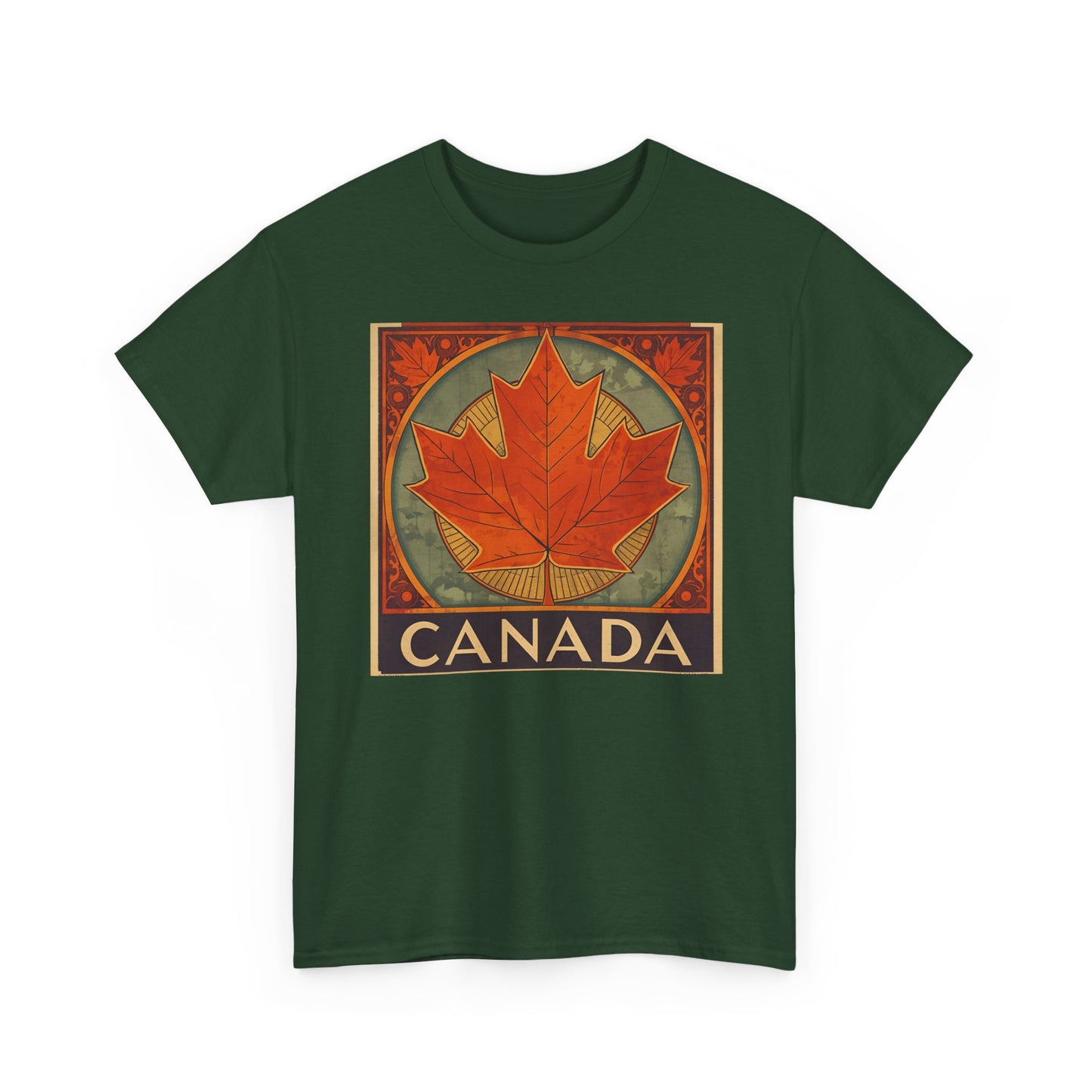 Canada Maple Leaf T‑Shirt — Vintage Retro Canadian Travel Tee