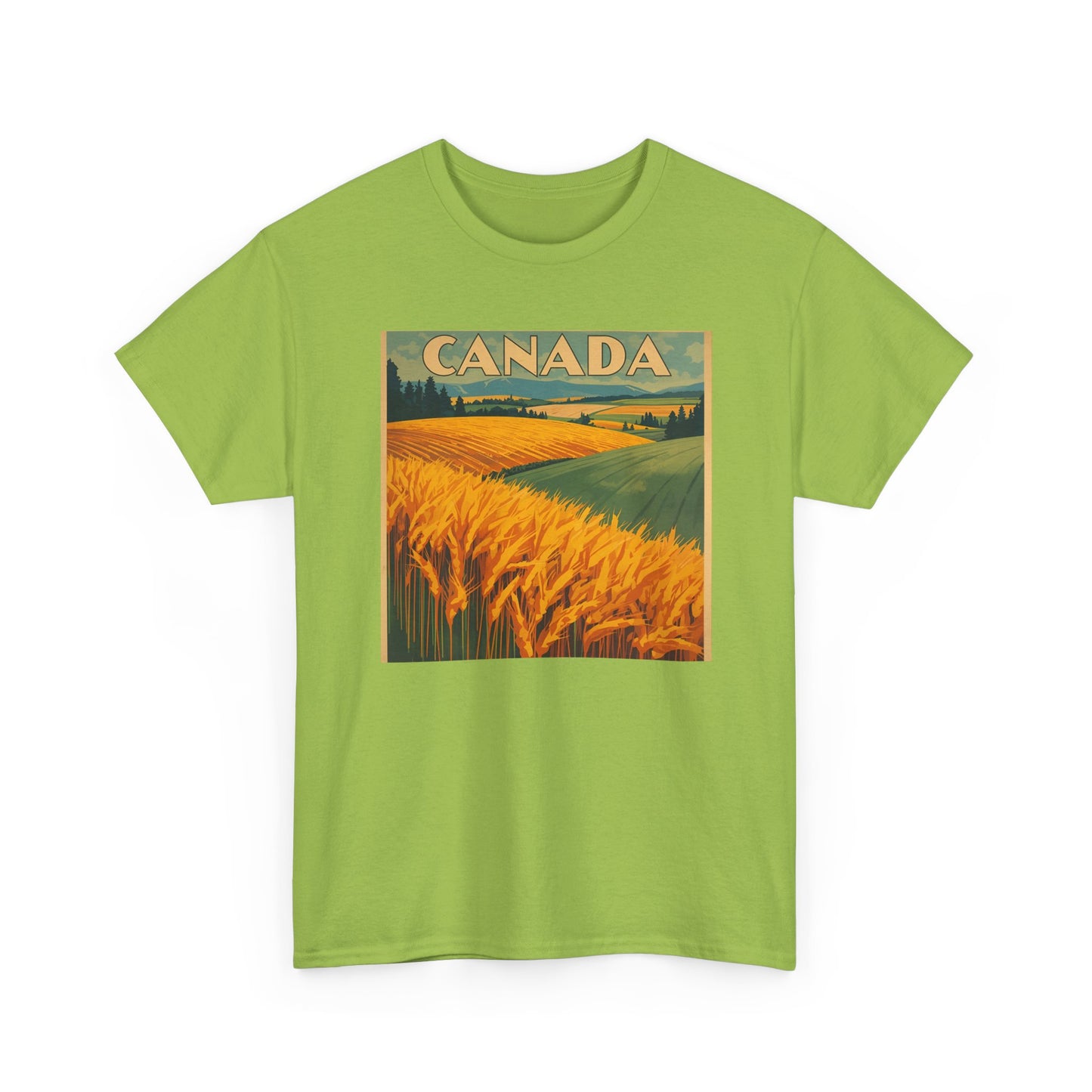 Canada Prairie Wheat Vintage Travel T‑Shirt