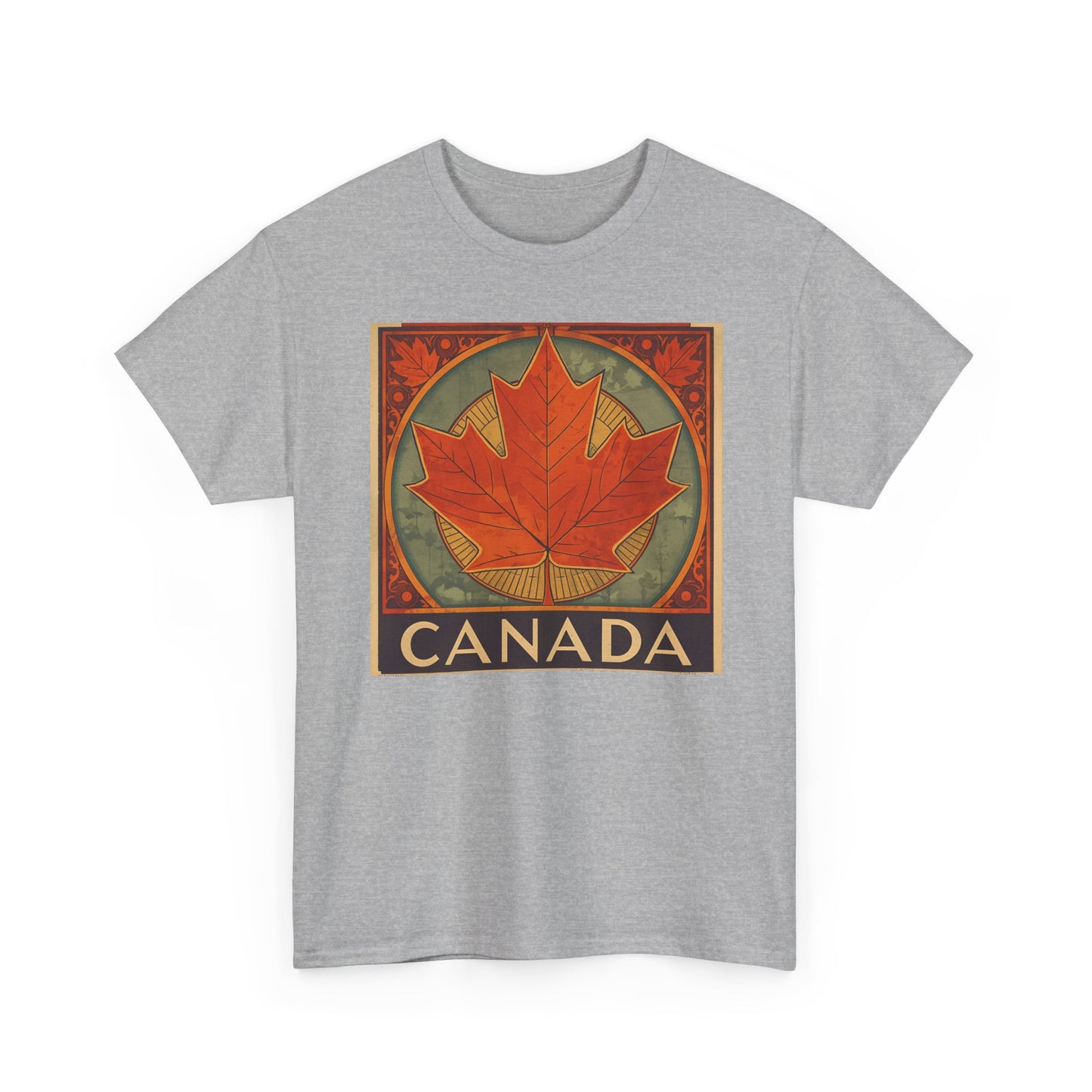 Canada Maple Leaf T‑Shirt — Vintage Retro Canadian Travel Tee