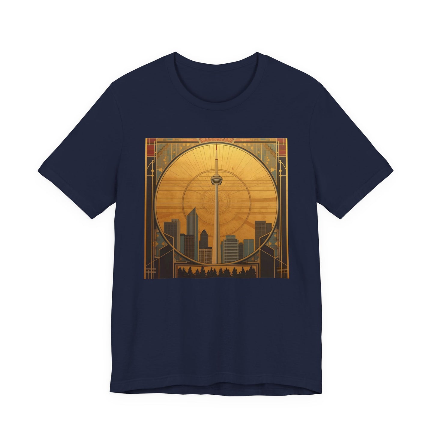 Toronto Skyline Tee — Retro CN Tower Sunset Graphic T-Shirt