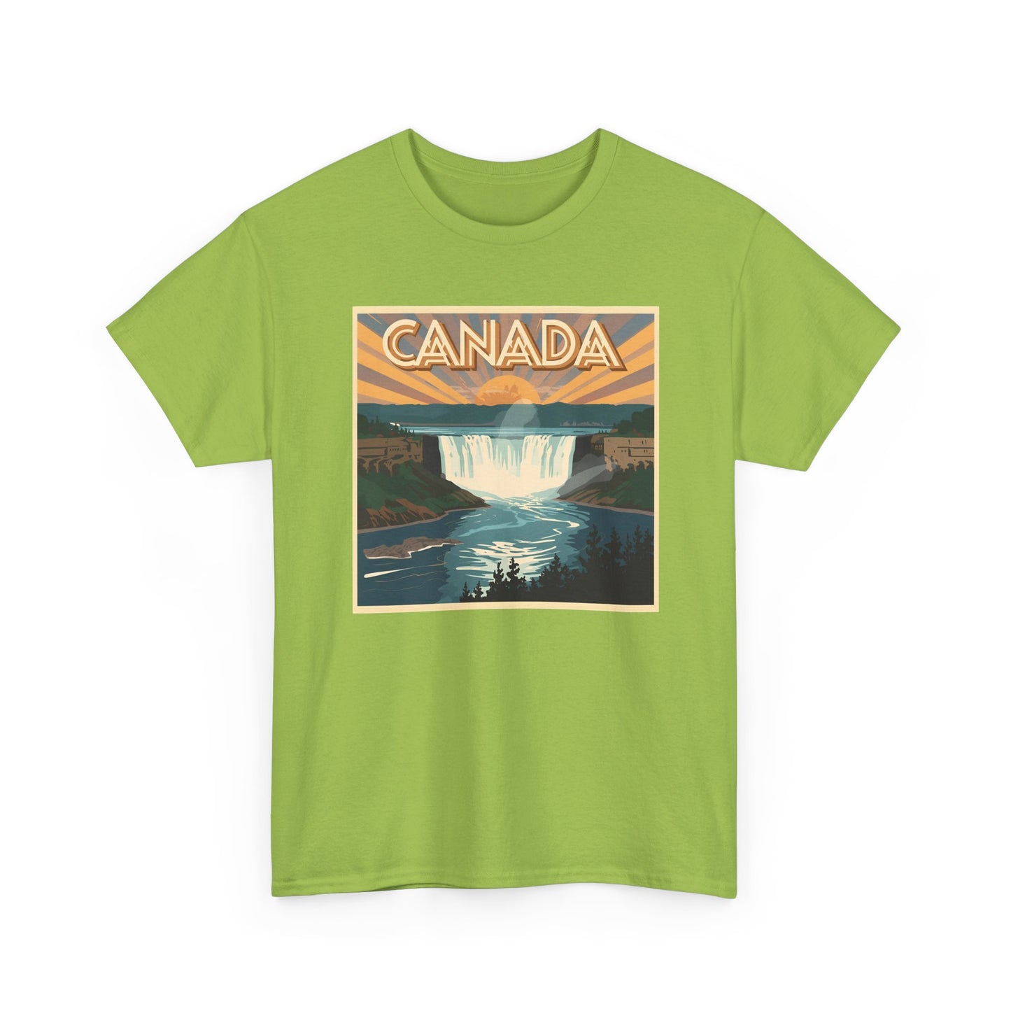 Canada Vintage Travel T-Shirt — Retro Niagara Falls Scenic Tee