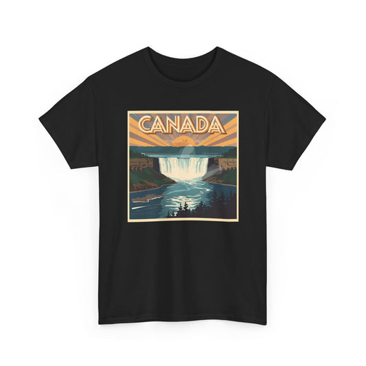 Canada Vintage Travel T-Shirt — Retro Niagara Falls Scenic Tee