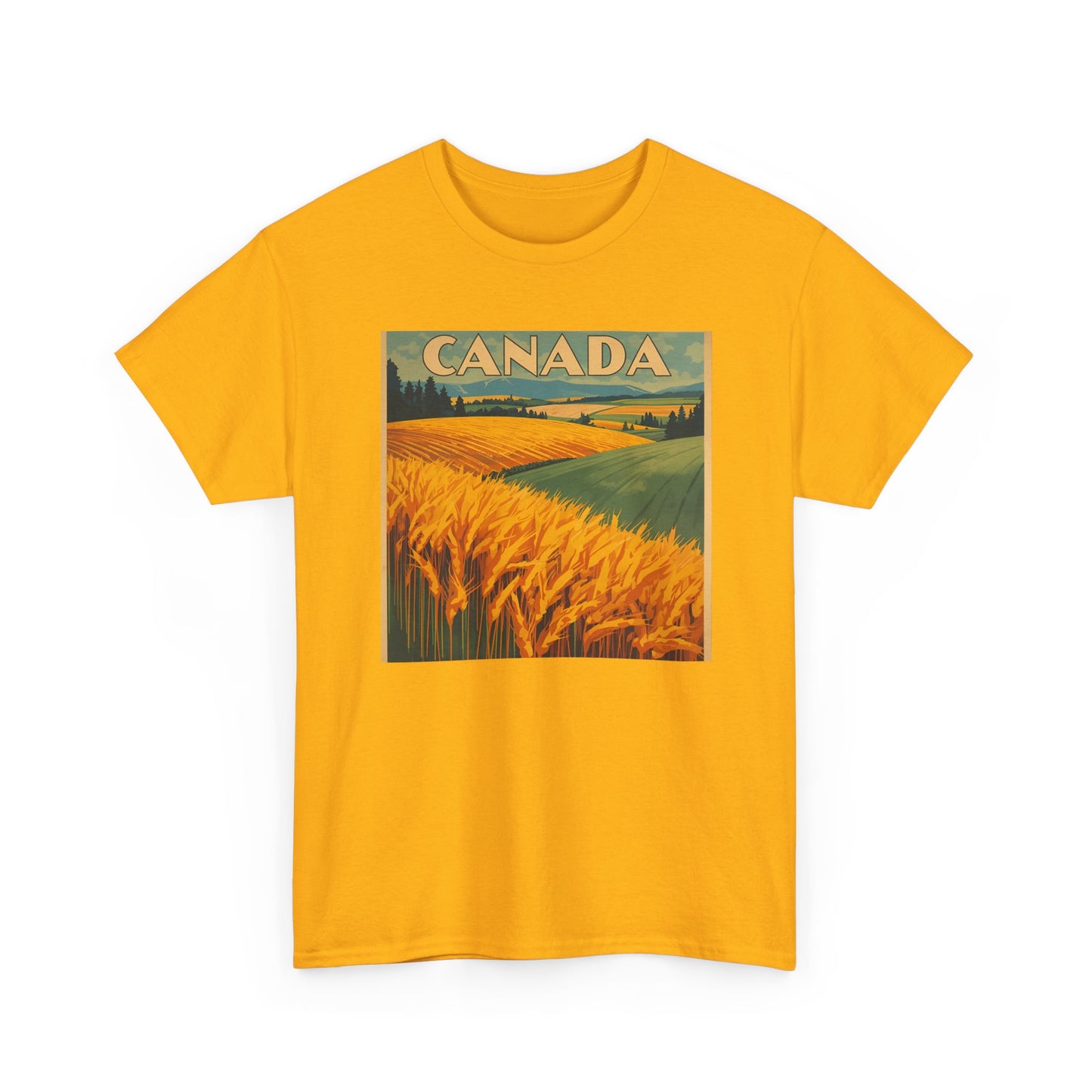 Canada Prairie Wheat Vintage Travel T‑Shirt